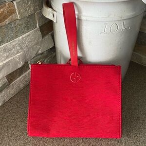 Giorgio Armani Vibrant Red Clutch